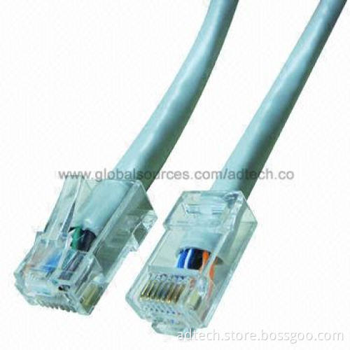 UTP Cat6 Patch Cable, Bootless No Boot RJ45 in PVC or LSZH UL-marked
